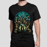 Capsule.pt - T-shirt Dragon Ball "Shadow Warriors" - Vegito Super Saiyan Blue